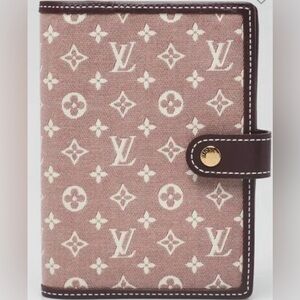 Louis Vuitton Mini Lin Monogram Small Ring Agenda Cover
